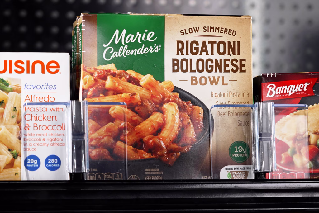 frozen boxed dinner entrees