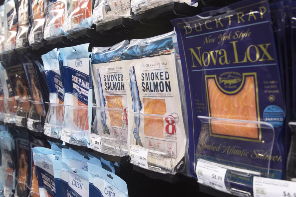 pre-packaged smoked fish products