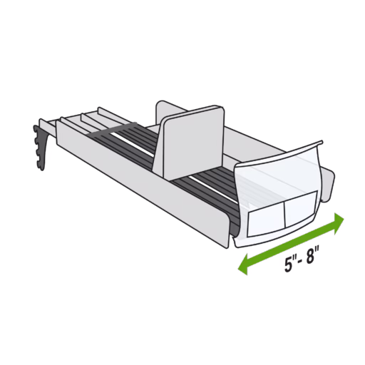 Standard - 5 inches to 5 inches